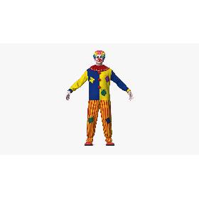 3D Adult Clown Suit